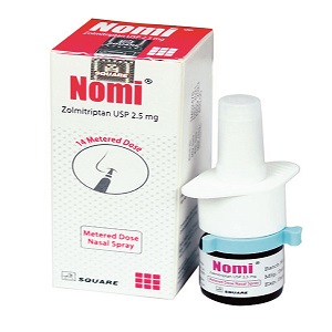 Nomi 2.5 mg/spray Nasal Spray